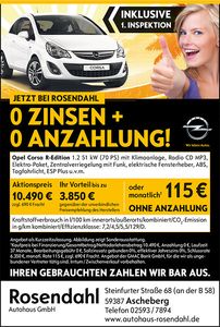 Opel Corsa R-Edition      0 Zinsen + 0 Anzahlung!